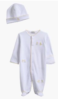 Duck Pond Paddles Footie with Hat Set