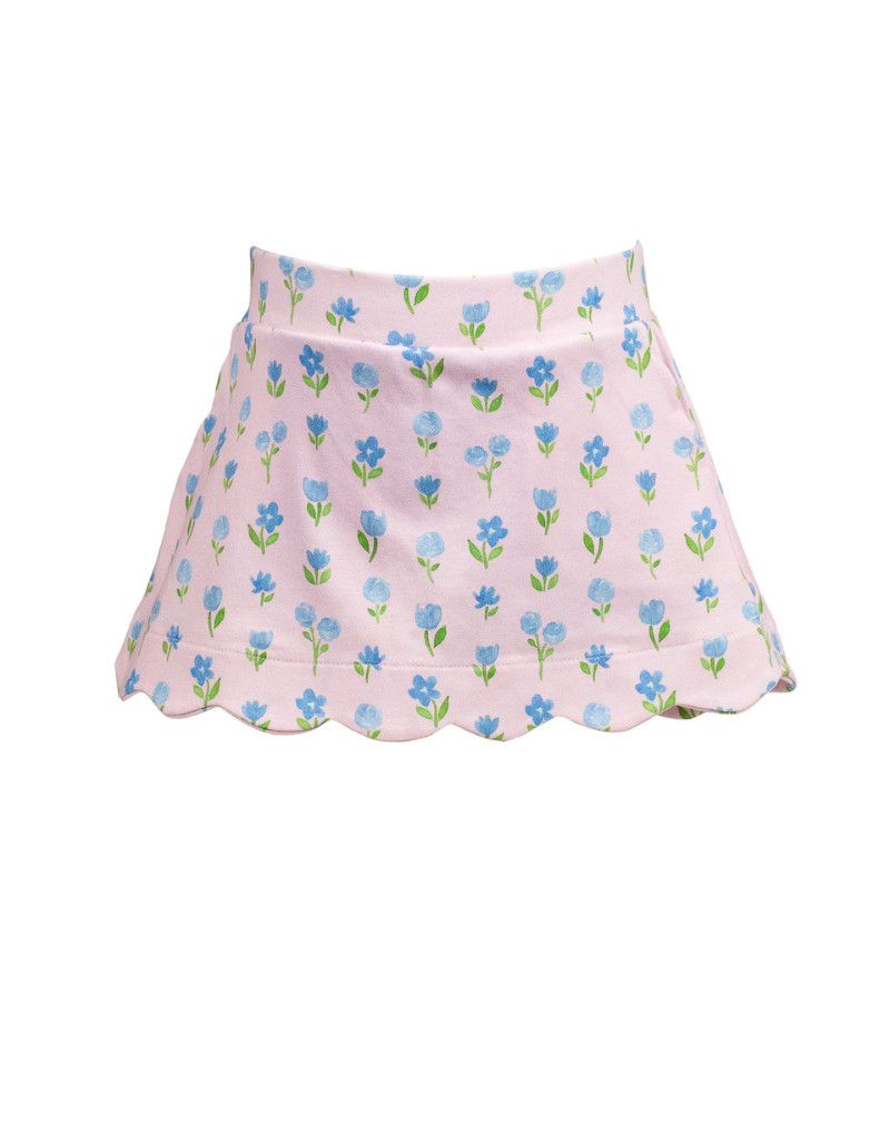 Gardenia Pima Scallop Skort *PRESALE*