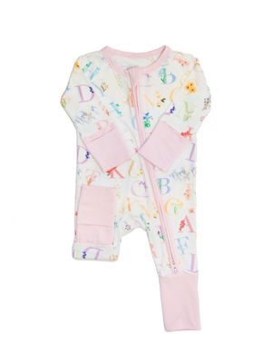 Floral ABCs Sleep Romper