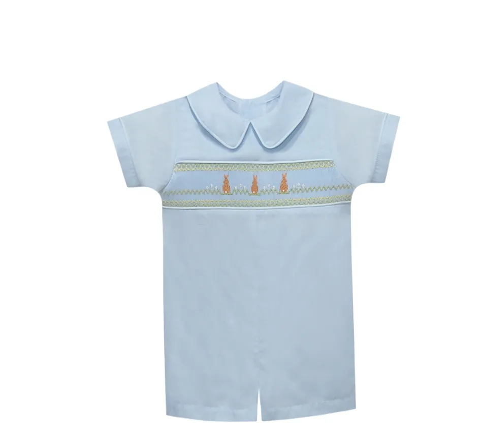 Blue William Romper, Hop To It