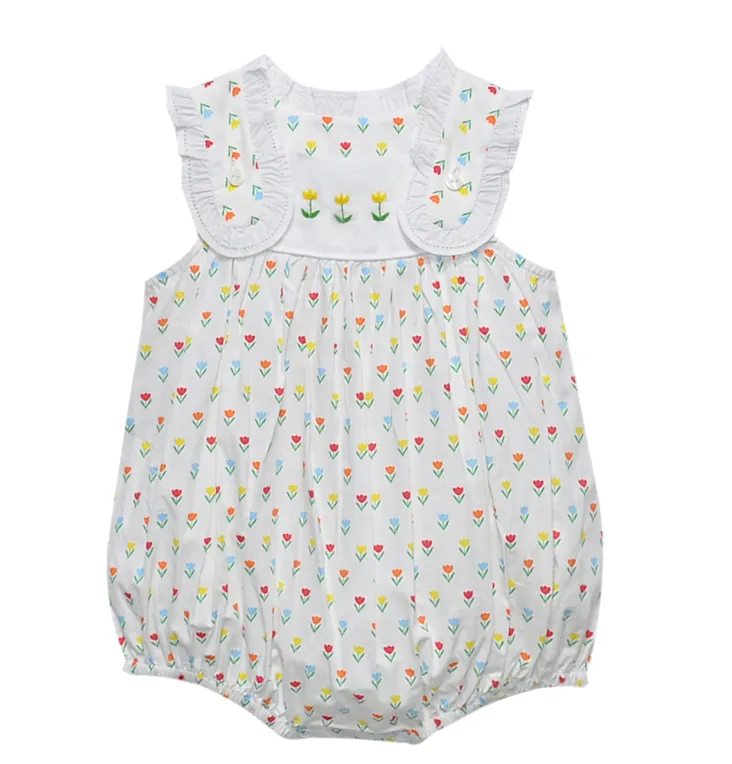 Yellow Flower Iris Bubble- Tulip Time