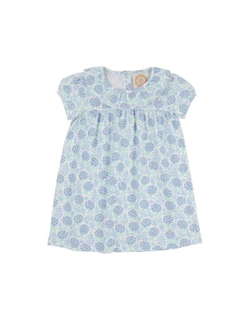 Ramona SS Ruffle Dress, Handful of Hydrangeas