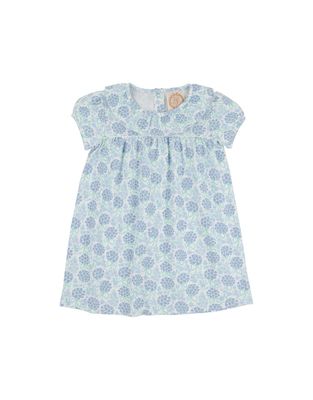 Ramona SS Ruffle Dress, Handful of Hydrangeas