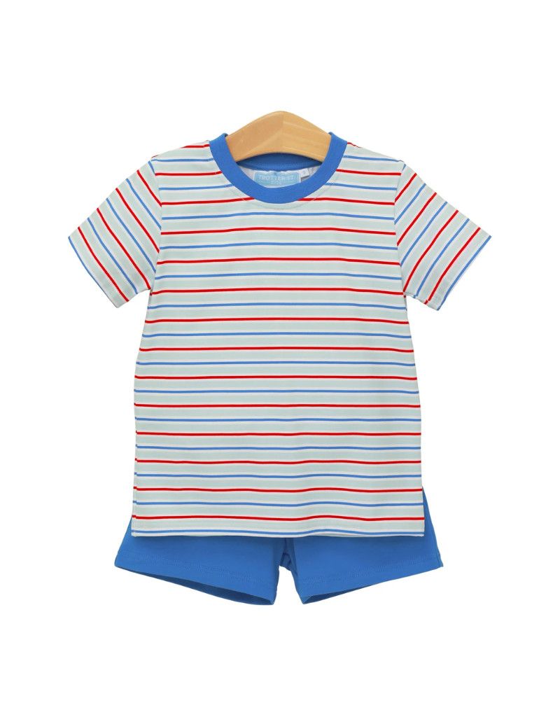 Drew Short Set, Patriotic Stripe
