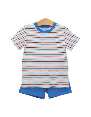 Drew Short Set, Patriotic Stripe