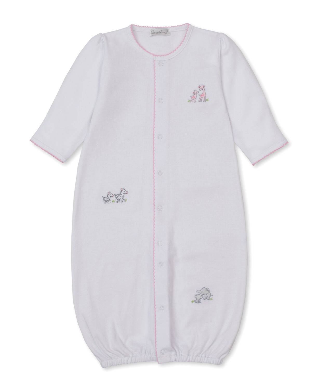 Safari Party Emb Converter Gown Pink