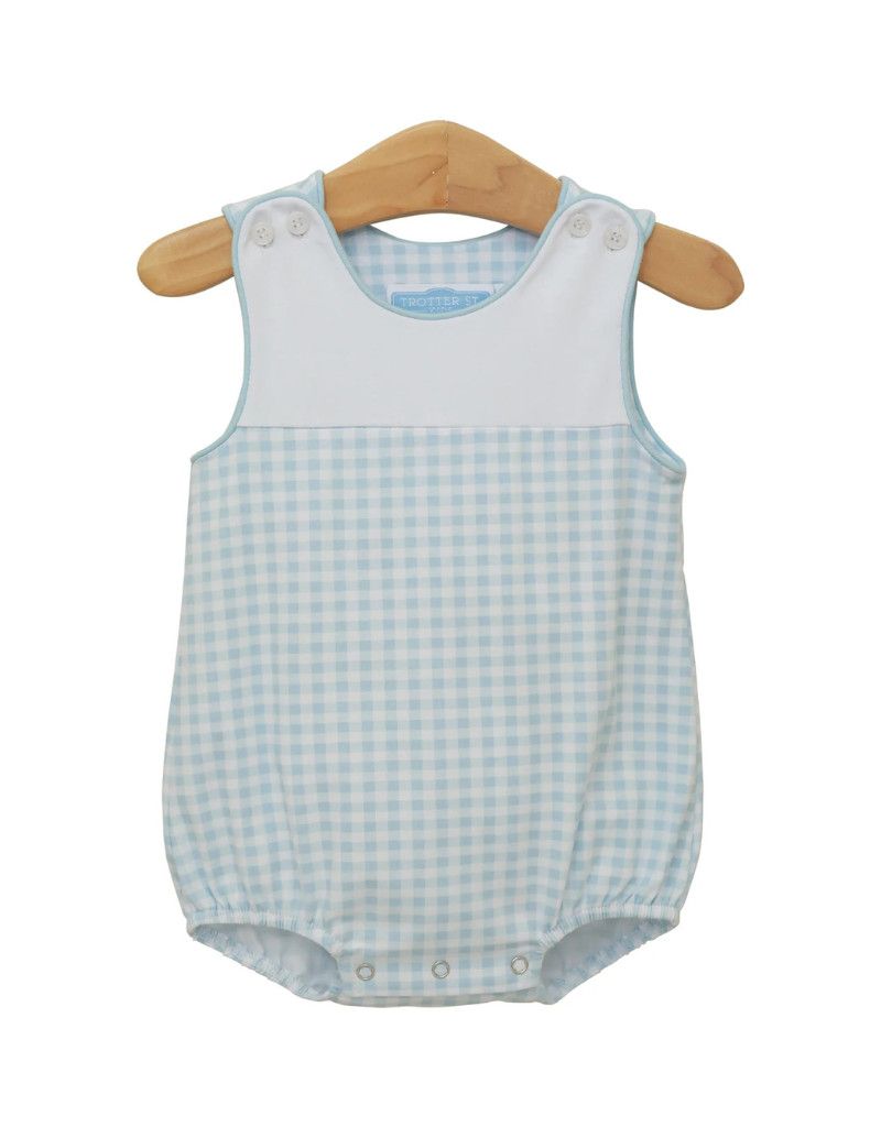 Madden Bubble, Light Blue Gingham