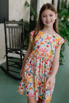 Norah Dress, Starlit Petals