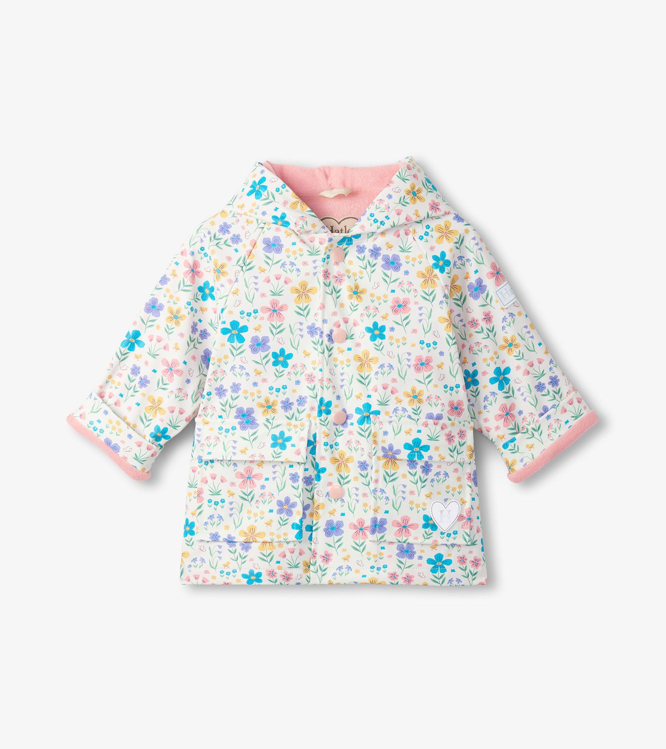 Little Garden Chicks Snap Rain Coat