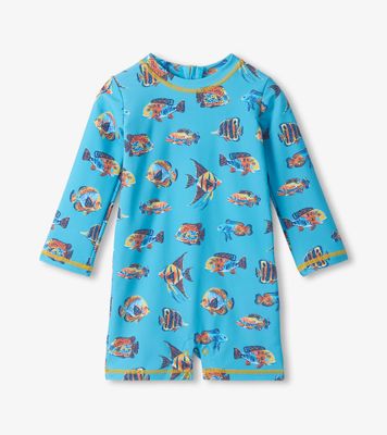 Tropical Ocean One Piece Rashguard
