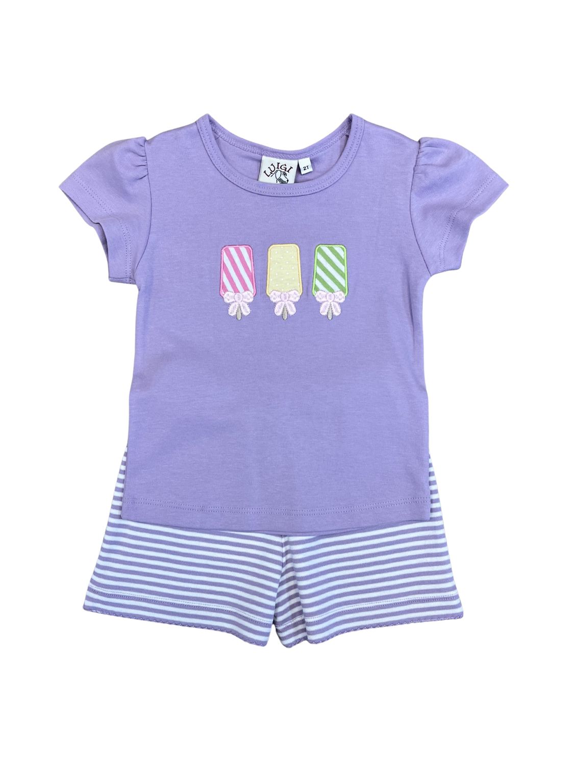 Lavender Popsicle Short Set     