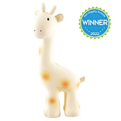Giraffe Natural Rubber Teether