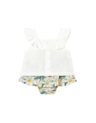 Skirt and Blouse Set, Lake