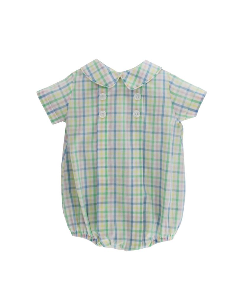 Dressy Short Boy Bubble, Harlow Plaid