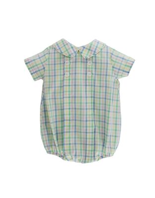 Dressy Short Boy Bubble, Harlow Plaid