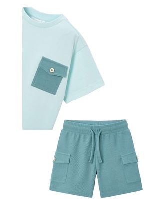 Knit Shirt and Short Set