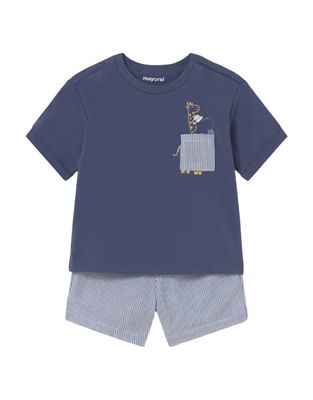 Animal Pocket Shirt and Short Set