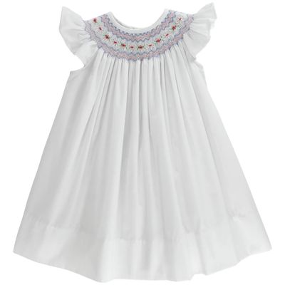 White w/Rosebuds Bishop