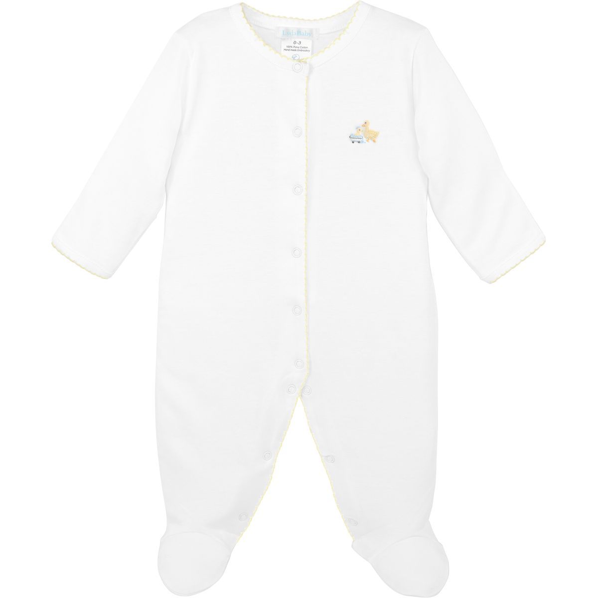 Bath Time White Footie