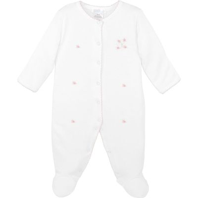 Romantic Roses White Footie