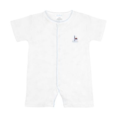 Small Sailboats White Romper