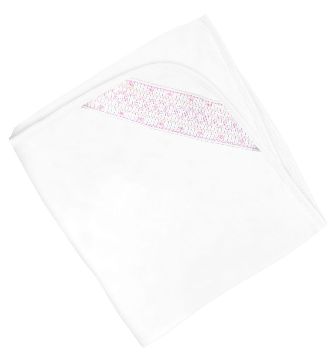Smocked Blanket. Pink