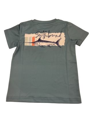 Cyan Swordfish SS Performance Tee