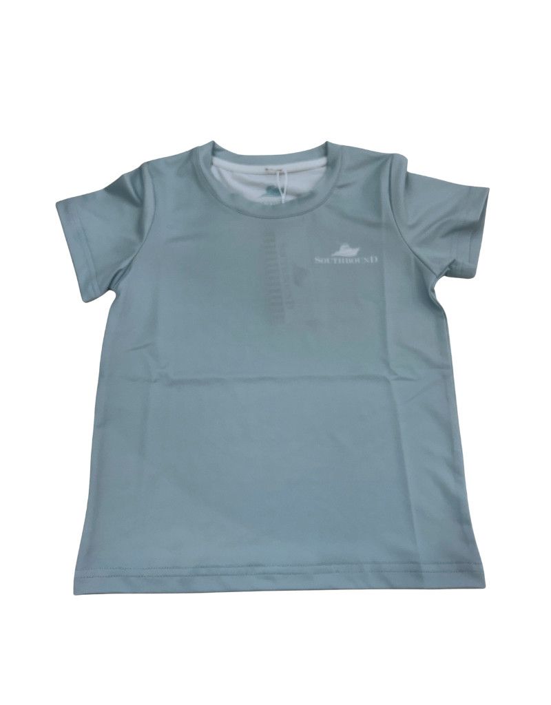 Starlight Blue Logo SS Performance Tee