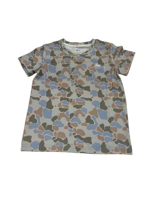 Green/Blue Camo SS Performance Tee