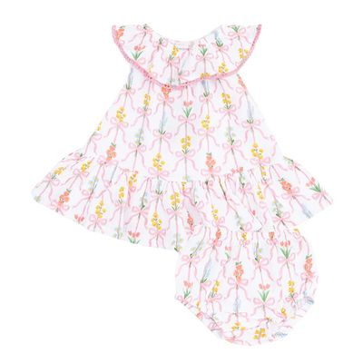 Ribbon Bouquet Dress w/Bloomer