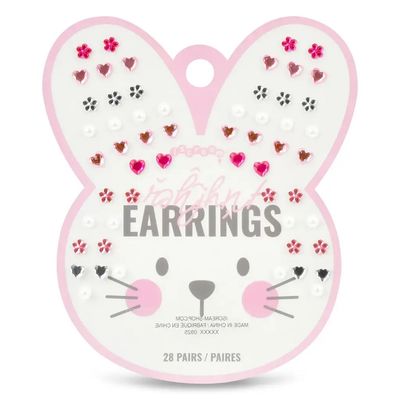 Bunny Stick On Earrings