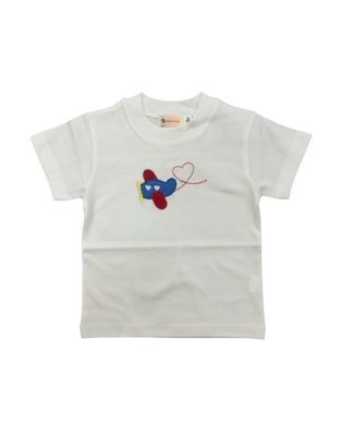 Boy's SS Plane With Heart Trail