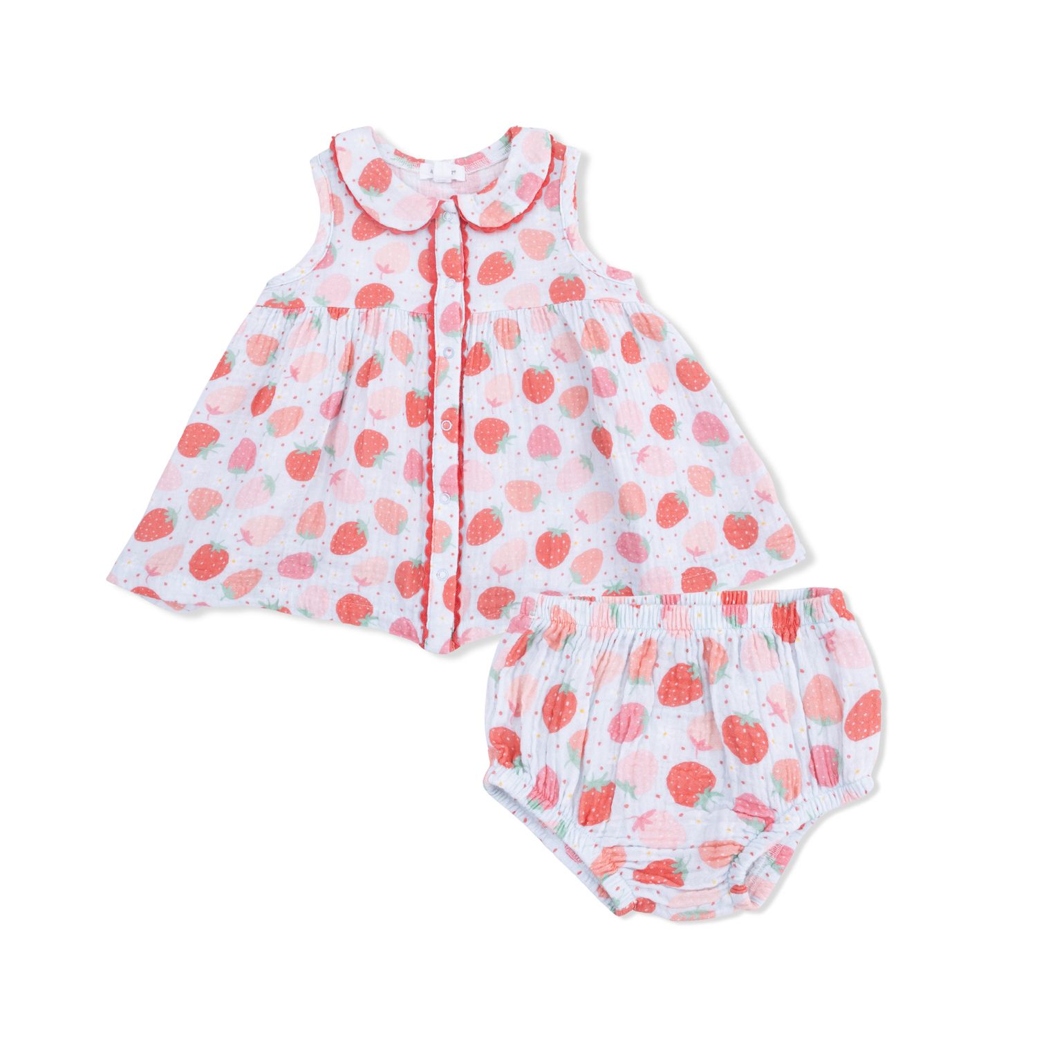 Strawberry Bliss Jill Dress with Bloomer