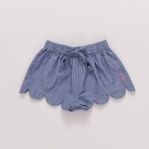 Scallop Short, Chambray
