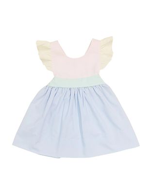 Bow Back Colorblock Dress