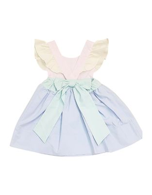 Bow Back Colorblock Dress
