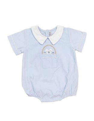 Bunny and Basket Blue Bubble