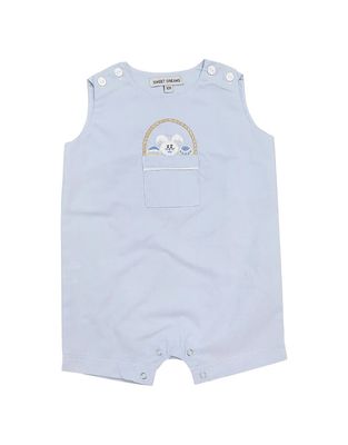 Bunny and Basket Blue Jon Jon