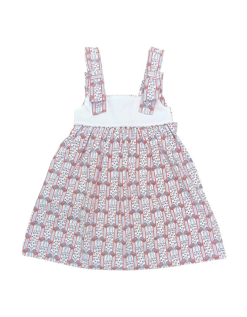 Patriotic Dress with Bow