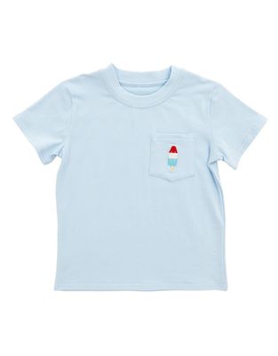SS Blue Pocket Tee, Bomb Pop 