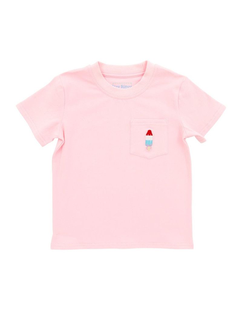 SS Pink Pocket Tee, Bomb Pop 