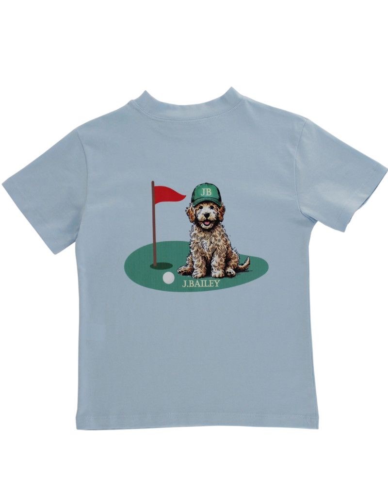 Logo Tee, Augusta Dog on Bayberry