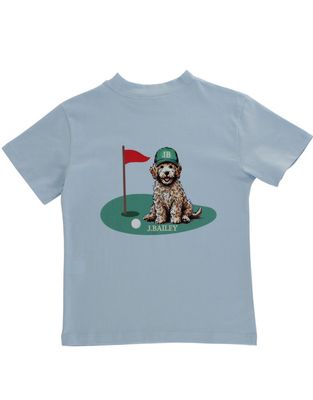 Logo Tee, Augusta Dog on Bayberry