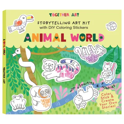 Animal World Storytelling Art Kit