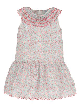 Sea Coral Bishop Dress, Pink