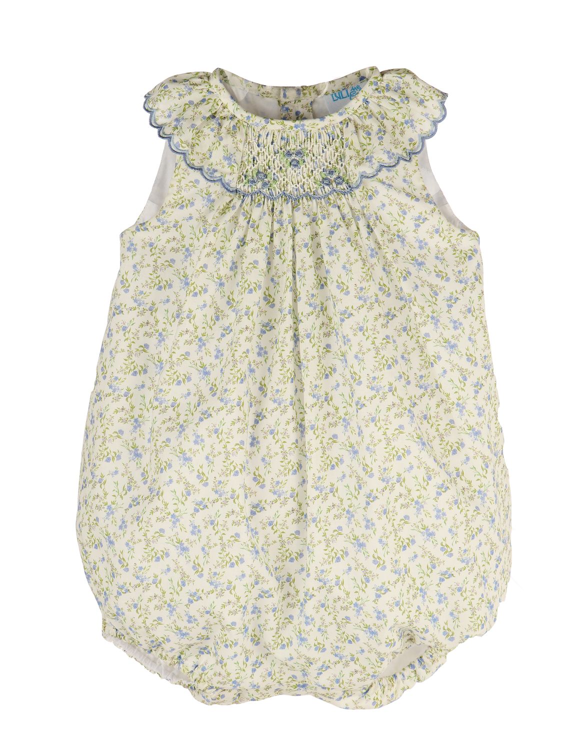 Lavender Smock Bubble, Blue