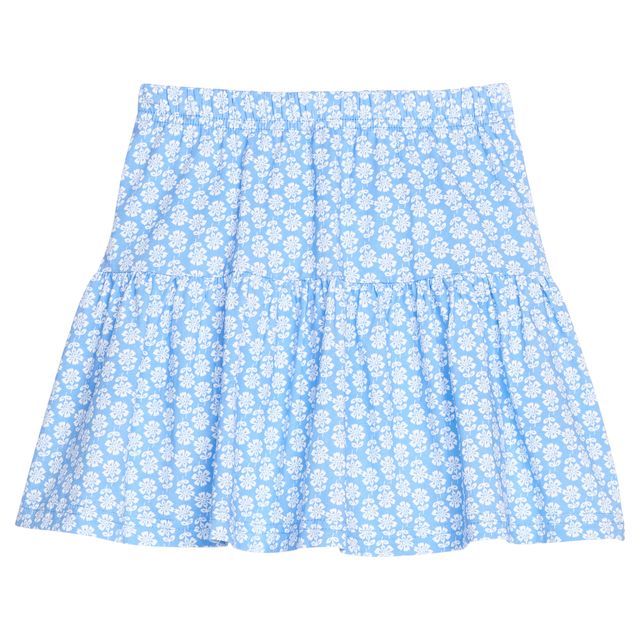 Sally Skort - Periwinkle Block Print  