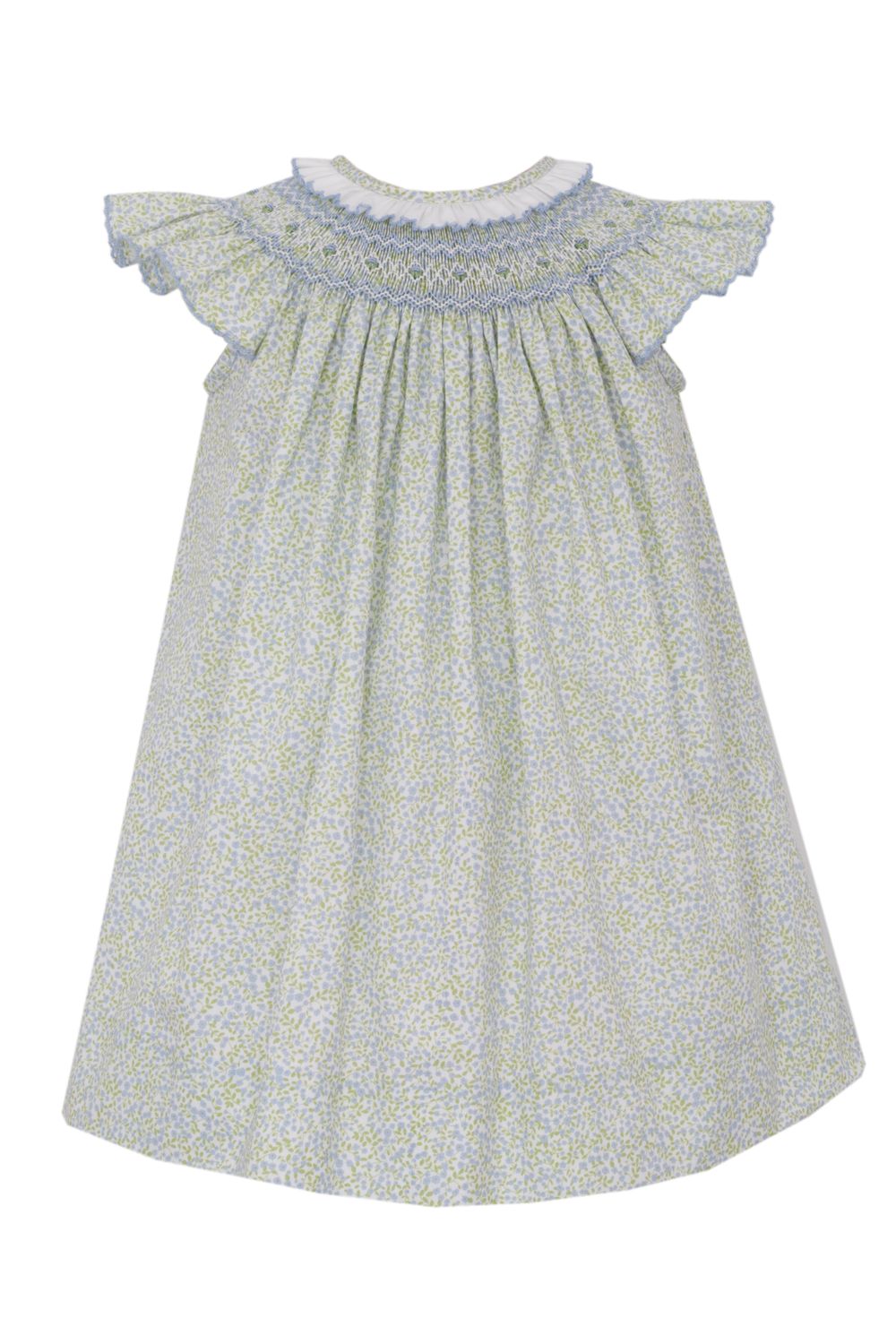 Arabella French Blue Floral Angel Wing Bishop