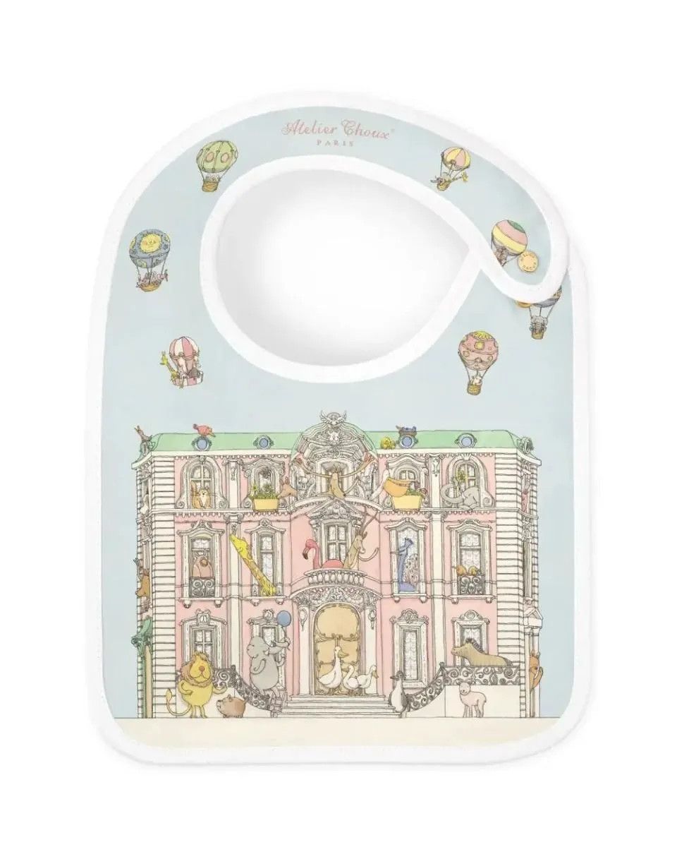 Satin bib- Monceau Mansion