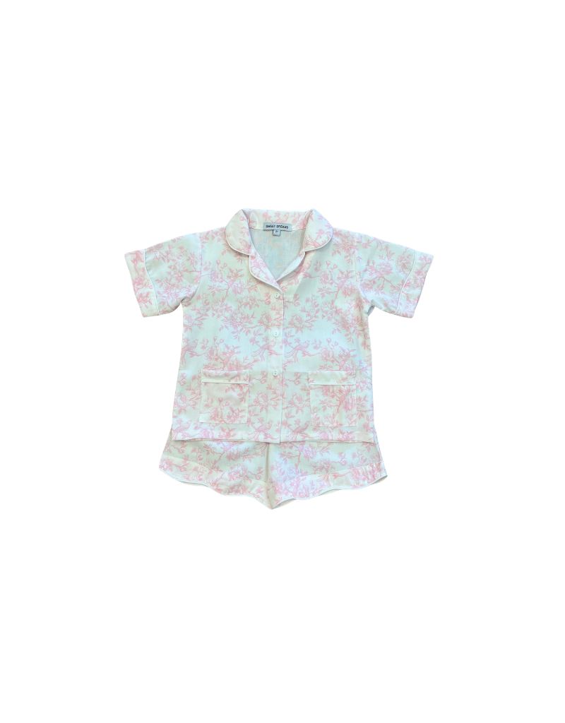 Victoria Pink Toile Print PJ